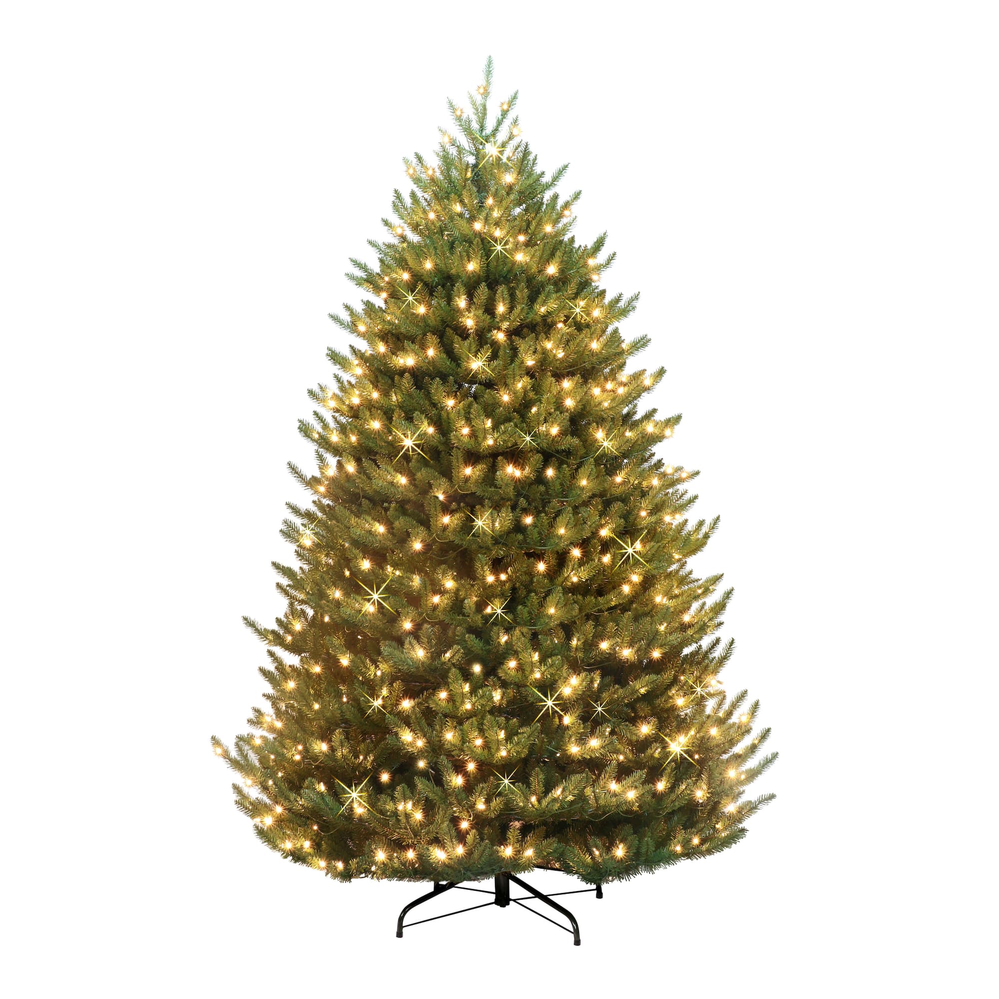 6.5ft. Pre-Lit Canadian Balsam Fir Artificial Christmas Tree, Warm White LED Lights
